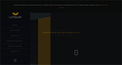 Desktop Screenshot of elettrolamp.it